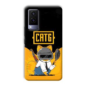 CATG Phone Customized Printed Back Cover for Vivo V21e