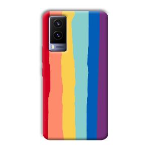 Vertical Paint Phone Customized Printed Back Cover for Vivo V21e