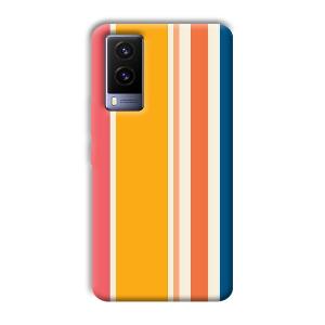 Colorful Pattern Phone Customized Printed Back Cover for Vivo V21e