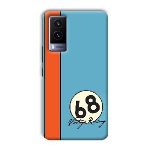 Vintage Racing Phone Customized Printed Back Cover for Vivo V21e