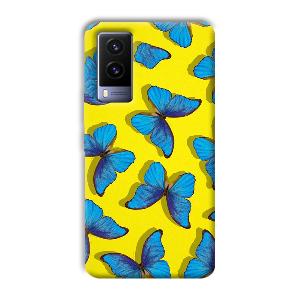 Butterflies Phone Customized Printed Back Cover for Vivo V21e