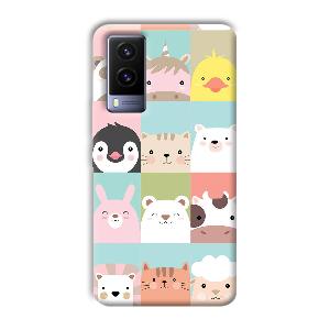 Kittens Phone Customized Printed Back Cover for Vivo V21e