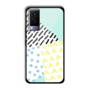 Cool Pattern Customized Printed Glass Back Cover for Vivo V21e