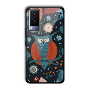 Blue Owl Customized Printed Glass Back Cover for Vivo V21e