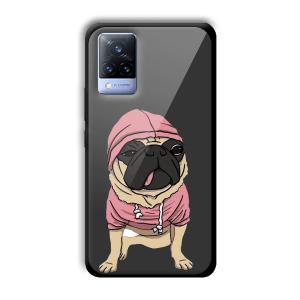 Cool Dog Customized Printed Glass Back Cover for Vivo V21