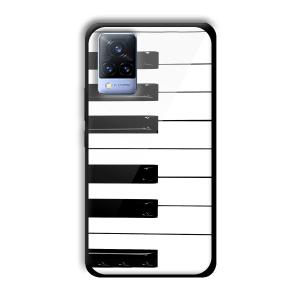 Piano Customized Printed Glass Back Cover for Vivo V21