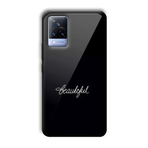Beautiful Customized Printed Glass Back Cover for Vivo V21