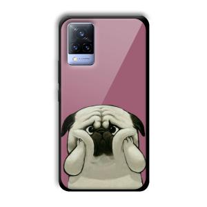 Chubby Dogo Customized Printed Glass Back Cover for Vivo V21