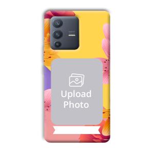Colorful Flowers Customized Printed Back Cover for Vivo V23 Pro