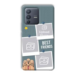 Best Friends Customized Printed Back Cover for Vivo V23 Pro