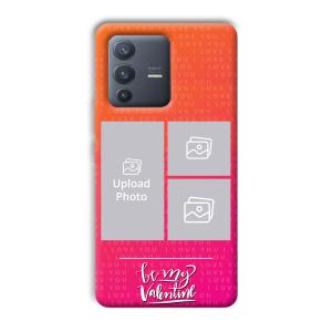To My Valentine Customized Printed Back Cover for Vivo V23 Pro