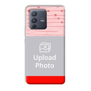 Hearts Customized Printed Back Cover for Vivo V23 Pro