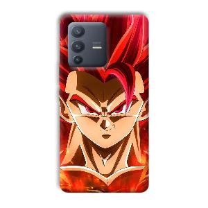 Goku Design Phone Customized Printed Back Cover for Vivo V23 Pro