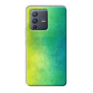 Green Pattern Phone Customized Printed Back Cover for Vivo V23 Pro