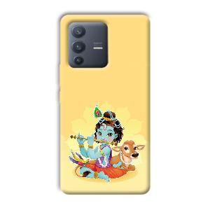 Baby Krishna Phone Customized Printed Back Cover for Vivo V23 Pro