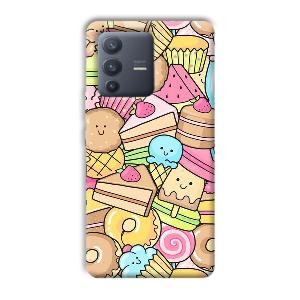 Love Desserts Phone Customized Printed Back Cover for Vivo V23 Pro