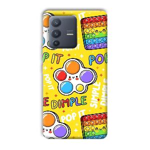 Pop It Phone Customized Printed Back Cover for Vivo V23 Pro