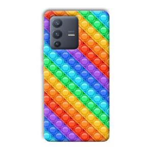Colorful Circles Phone Customized Printed Back Cover for Vivo V23 Pro