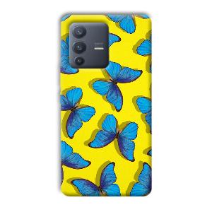 Butterflies Phone Customized Printed Back Cover for Vivo V23 Pro