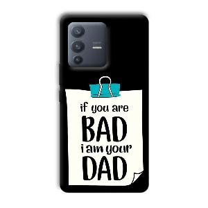 Dad Quote Phone Customized Printed Back Cover for Vivo V23 Pro