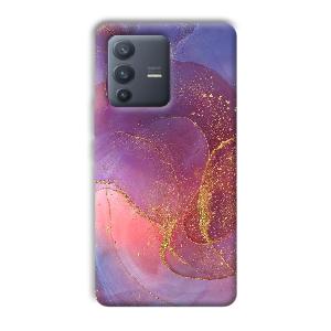 Sparkling Marble Phone Customized Printed Back Cover for Vivo V23 Pro