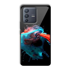 Mix of Colors Customized Printed Glass Back Cover for Vivo V23 Pro