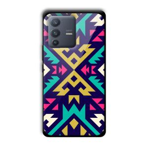 Arrows Abstract Customized Printed Glass Back Cover for Vivo V23 Pro
