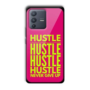 Never Give Up Customized Printed Glass Back Cover for Vivo V23 Pro