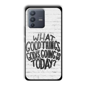 Good Thinks Customized Printed Glass Back Cover for Vivo V23 Pro