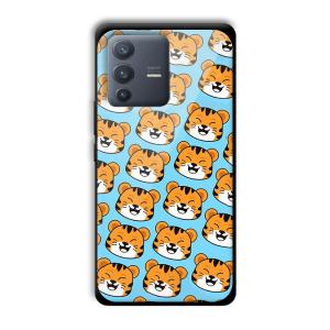 Laughing Cub Customized Printed Glass Back Cover for Vivo V23 Pro