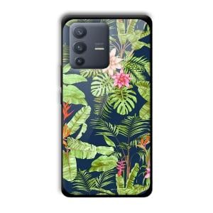 Forest at Night Customized Printed Glass Back Cover for Vivo V23 Pro