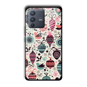 Abstract Customized Printed Glass Back Cover for Vivo V23 Pro