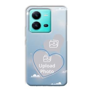 Cloudy Love Customized Printed Back Cover for Vivo V25 5G