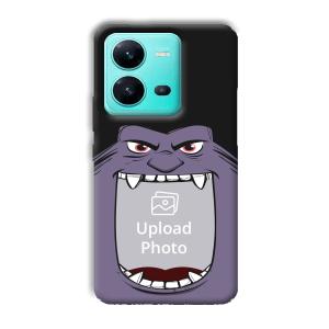 Purple Monster Customized Printed Back Cover for Vivo V25 5G