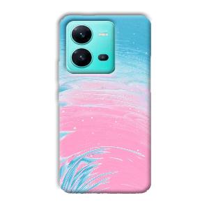 Pink Water Phone Customized Printed Back Cover for Vivo V25 5G
