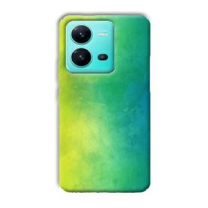 Green Pattern Phone Customized Printed Back Cover for Vivo V25 5G