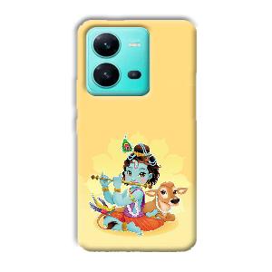 Baby Krishna Phone Customized Printed Back Cover for Vivo V25 5G
