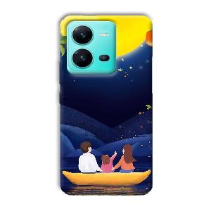 Night Skies Phone Customized Printed Back Cover for Vivo V25 5G