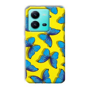 Butterflies Phone Customized Printed Back Cover for Vivo V25 5G