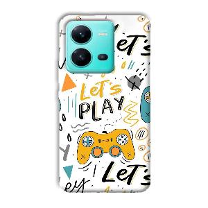 Let's Play Phone Customized Printed Back Cover for Vivo V25 5G