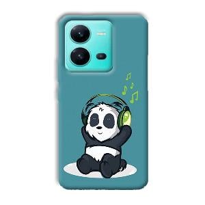 Panda  Phone Customized Printed Back Cover for Vivo V25 5G