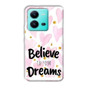 Believe Phone Customized Printed Back Cover for Vivo V25 5G
