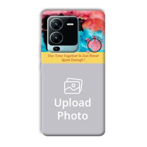 Best Friend Quote Customized Printed Back Cover for Vivo V25 Pro