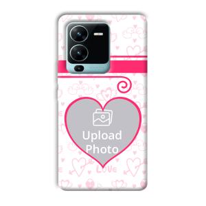Hearts Customized Printed Back Cover for Vivo V25 Pro