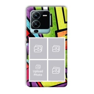 Pop of Colors Customized Printed Back Cover for Vivo V25 Pro
