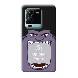 Purple Monster Customized Printed Back Cover for Vivo V25 Pro