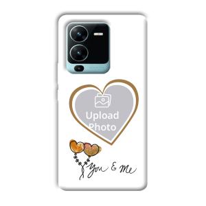 You & Me Customized Printed Back Cover for Vivo V25 Pro