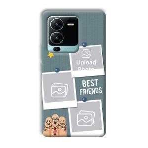 Best Friends Customized Printed Back Cover for Vivo V25 Pro