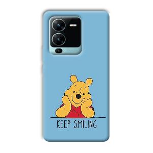 Winnie The Pooh Phone Customized Printed Back Cover for Vivo V25 Pro