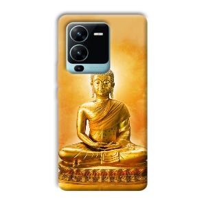 Golden Buddha Phone Customized Printed Back Cover for Vivo V25 Pro